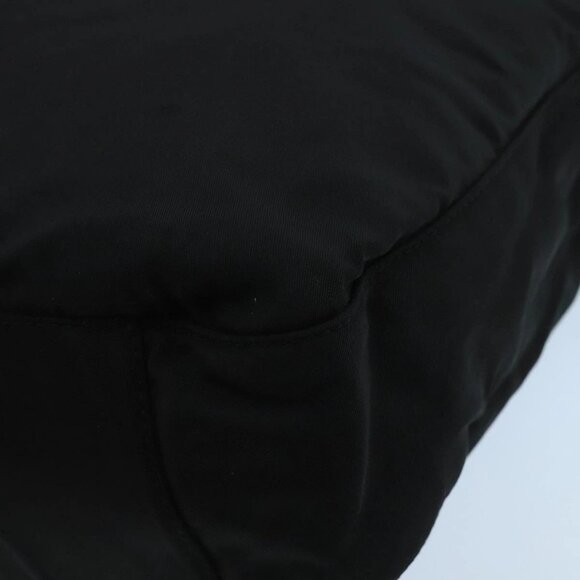 Christian Dior Maris Pearl Hand Bag Leather Black Silver Auth bs20633 - Picture 4 of 16